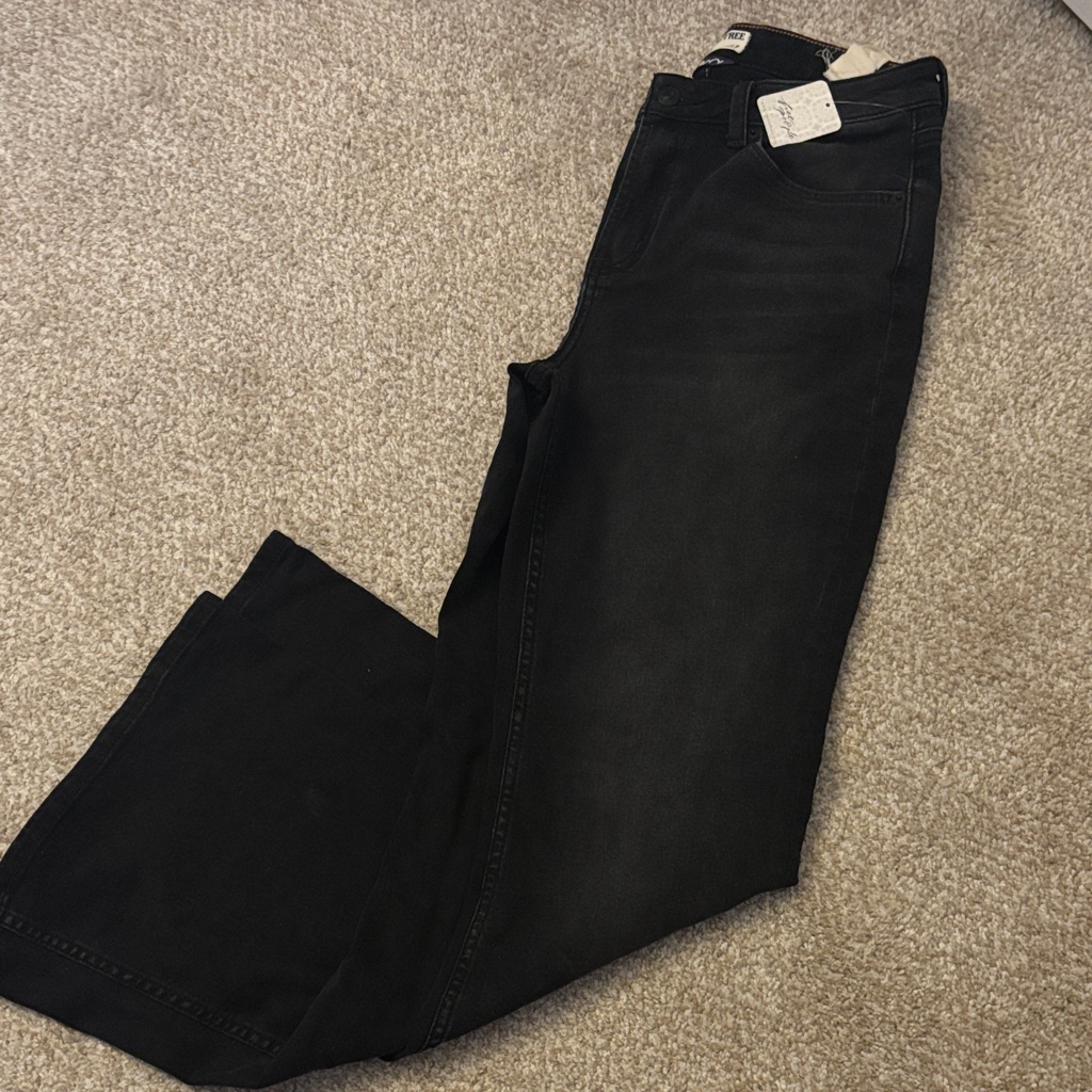 Free People/We The Free Black Flare Denim
